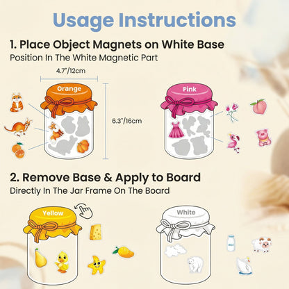 MagniSort Fridge Magnet Colour Sorting Toddler 1