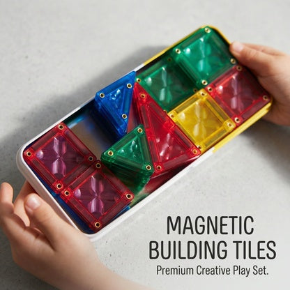 MagniTile Magnetic Tiles Building Set Kids 1
