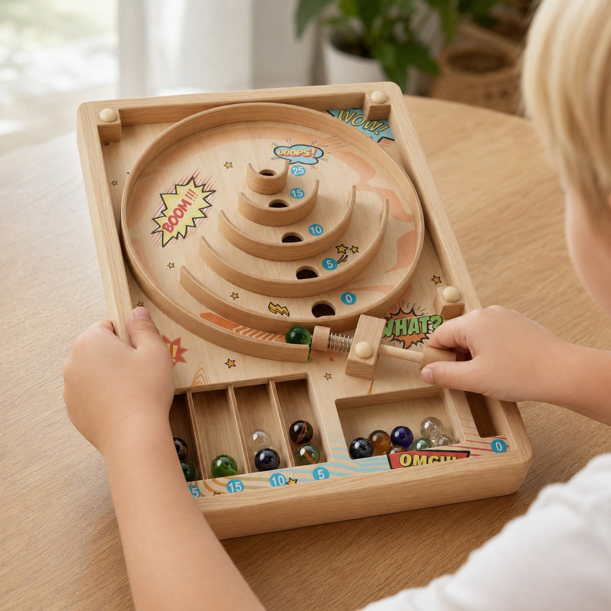 marblekidz wooden-pinball-game-for-kids 3