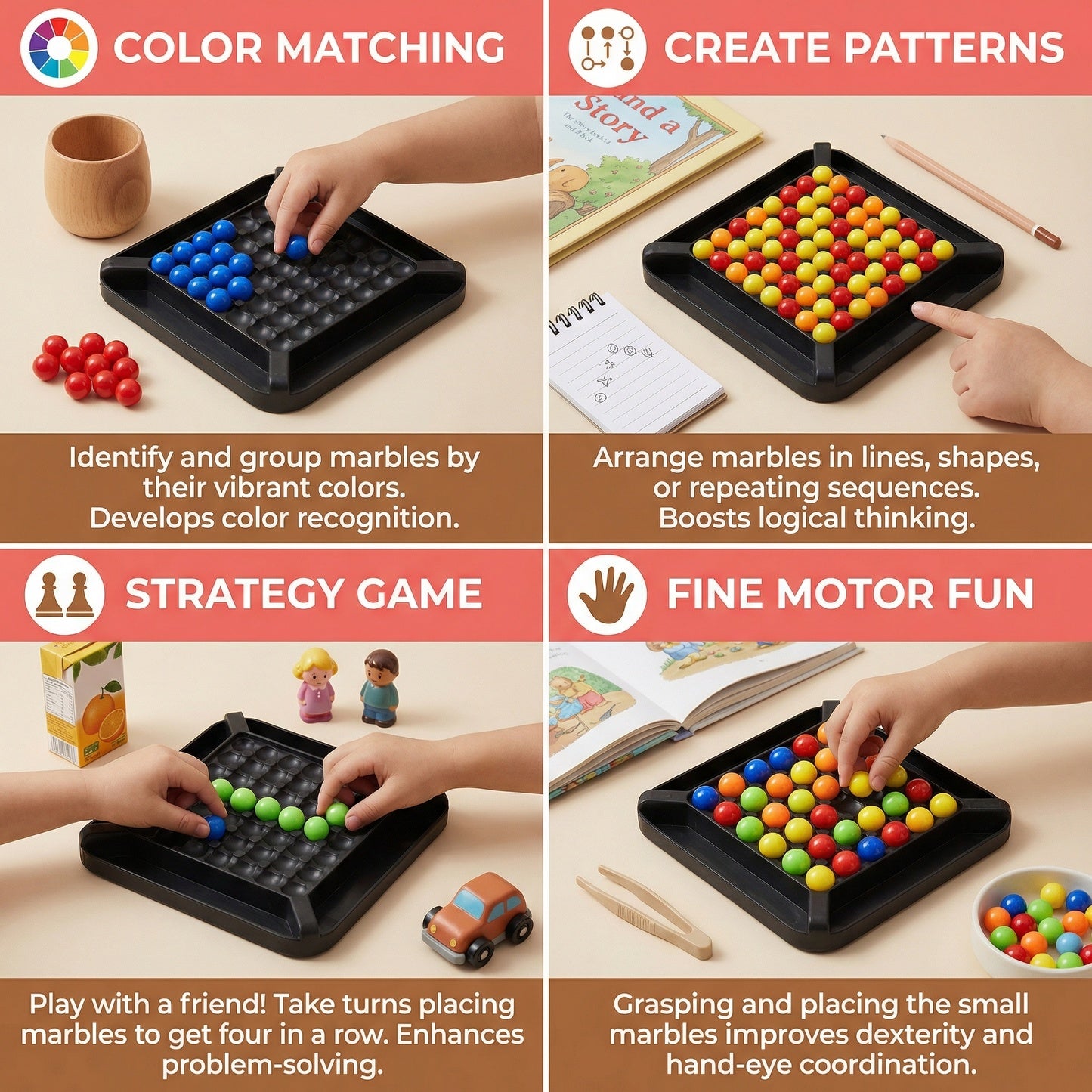 MarbleSort Marble Colour Sorting Puzzle Game 3