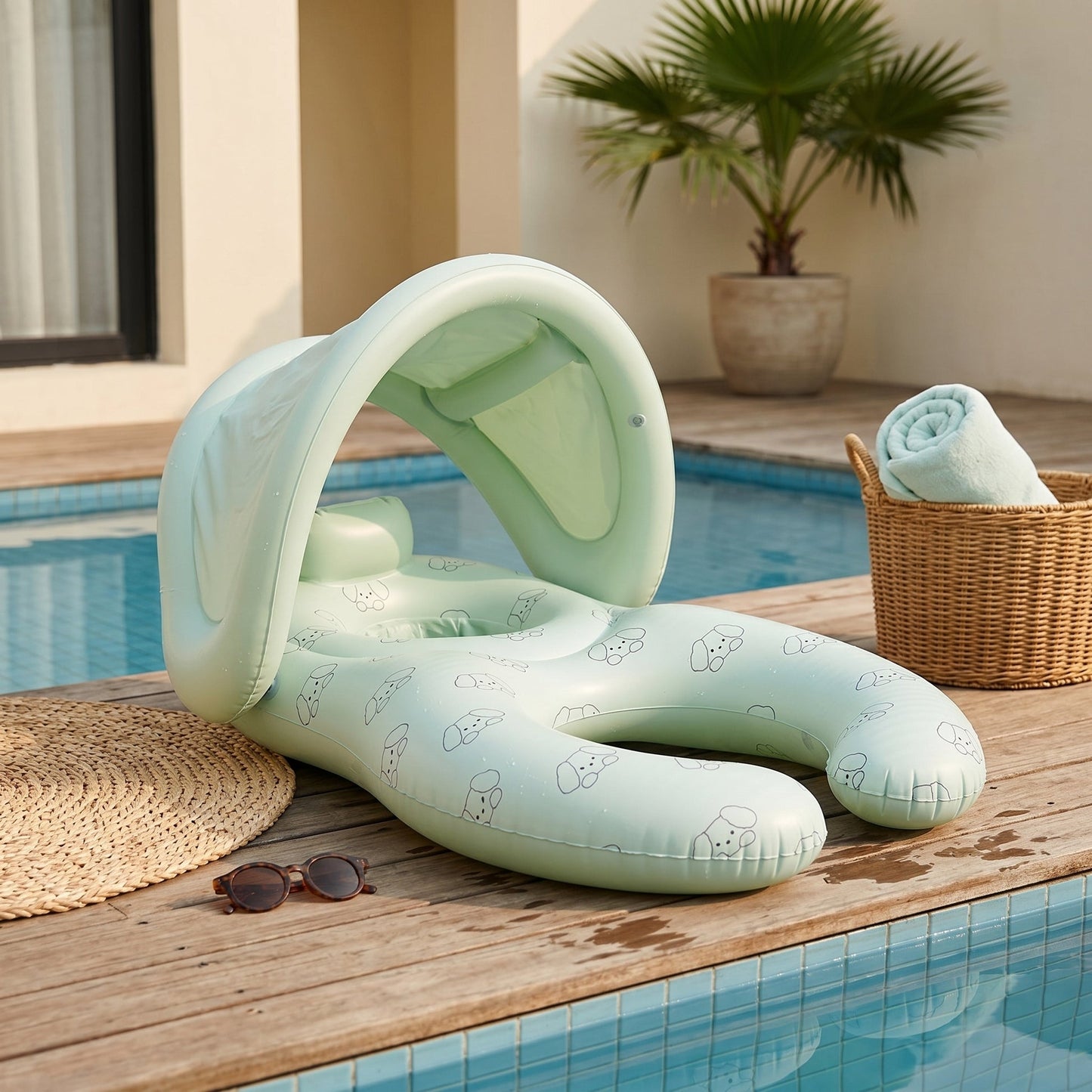 MariBuoy Baby Pool Float Sun Canopy 1