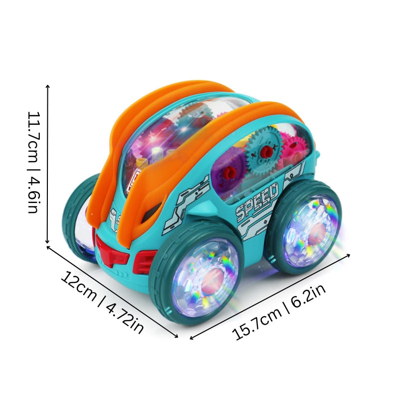 GearZoom | LED Light Up Gear Car