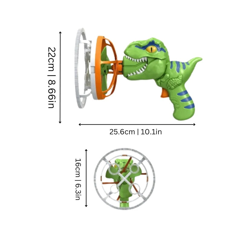 BubbleRex | Dinosaur Bubble Blaster Kids Outdoor