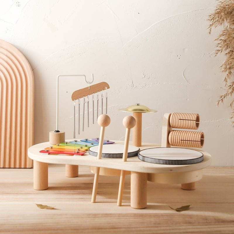 MeloBoard Wooden Music Table Toddler Xylophone 1