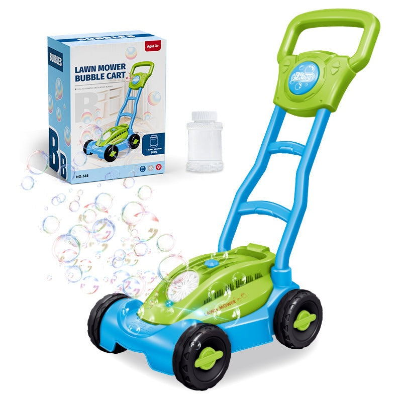 MowGlow Bubble Lawn Mower Push Toy 2
