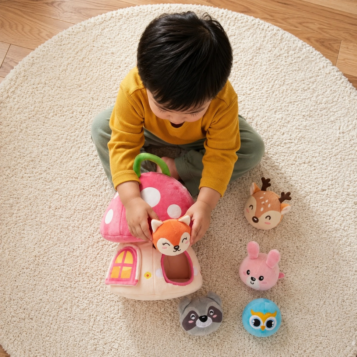 mushroomnook plush-mushroom-house-toy 5