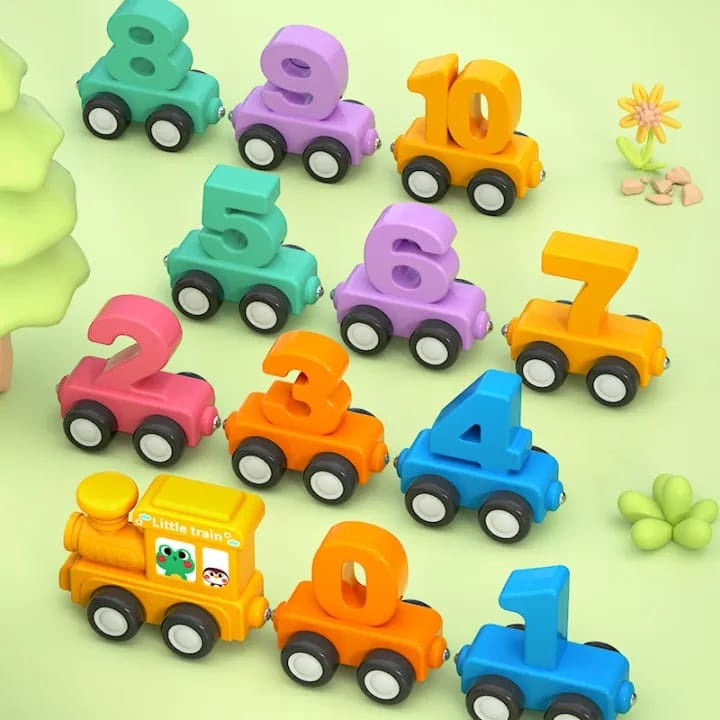 NumiRail Magnetic Number Train Toddler Learning 1