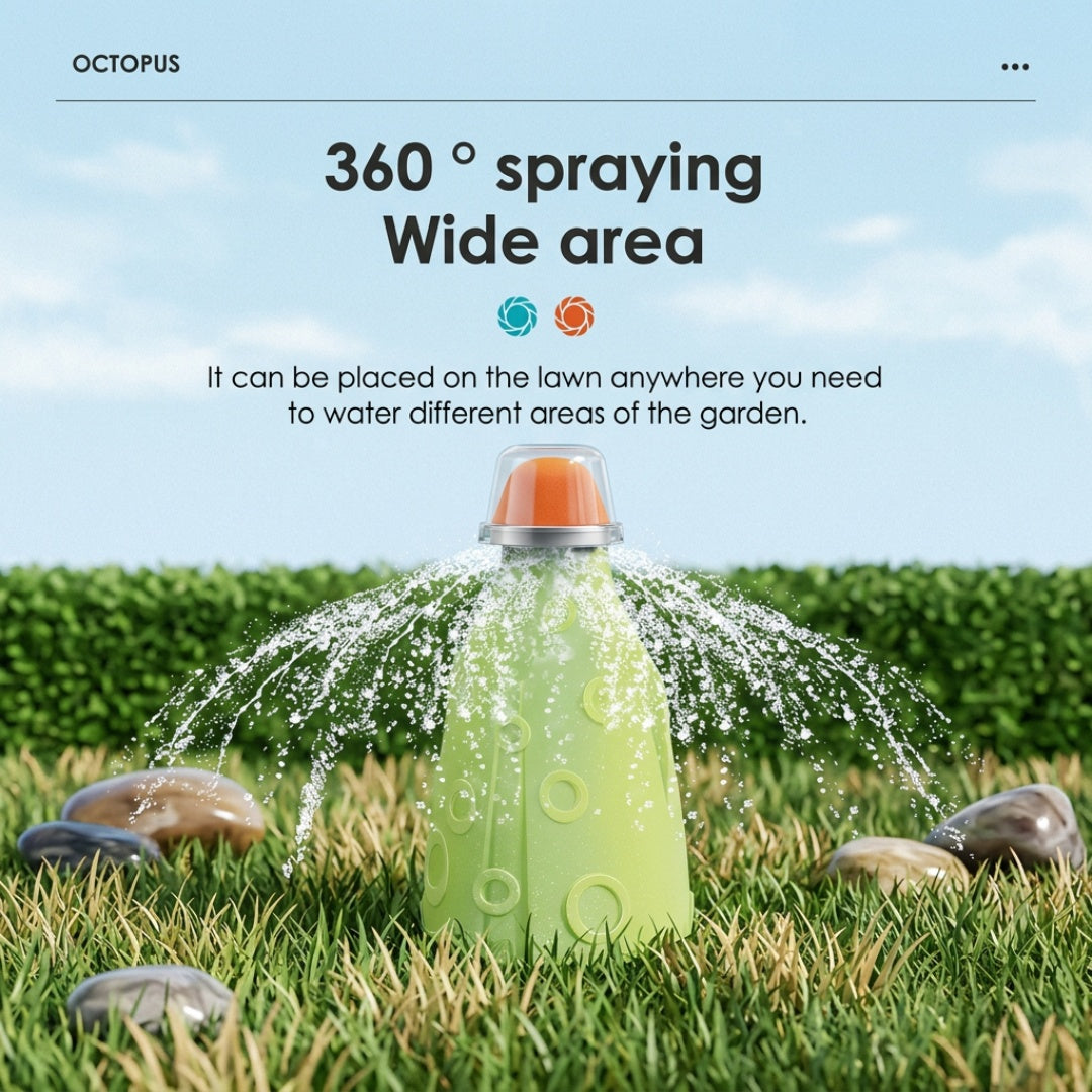 OctoSprey Kids Backyard Sprinkler Water Toy 3