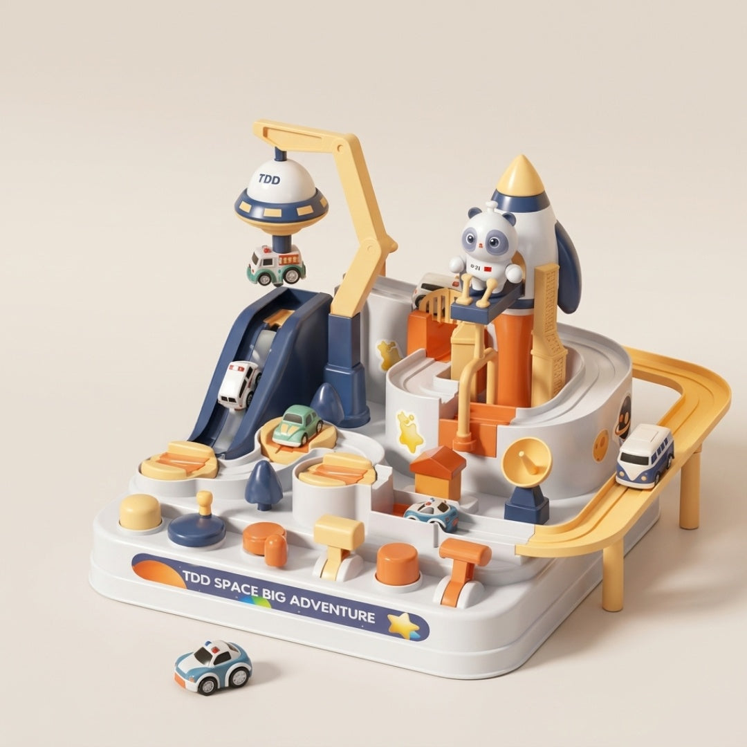 OrbitTrax Space Race Track Set Kids 1
