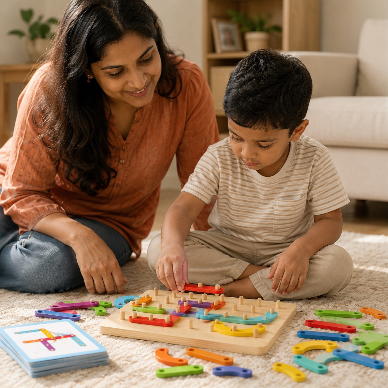 pegwise montessori-peg-board-puzzle 3