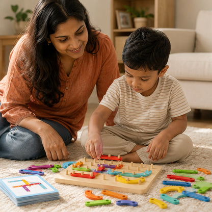 pegwise montessori-peg-board-puzzle 3