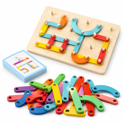 pegwise montessori-peg-board-puzzle 5
