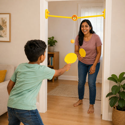 pingdoor doorframe-ping-pong-set-for-kids 3