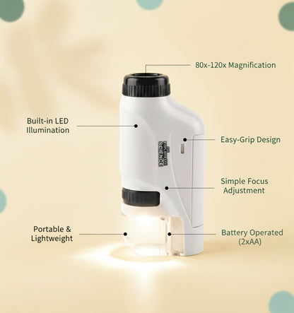 PocketScope Kids Pocket Microscope LED Light 5