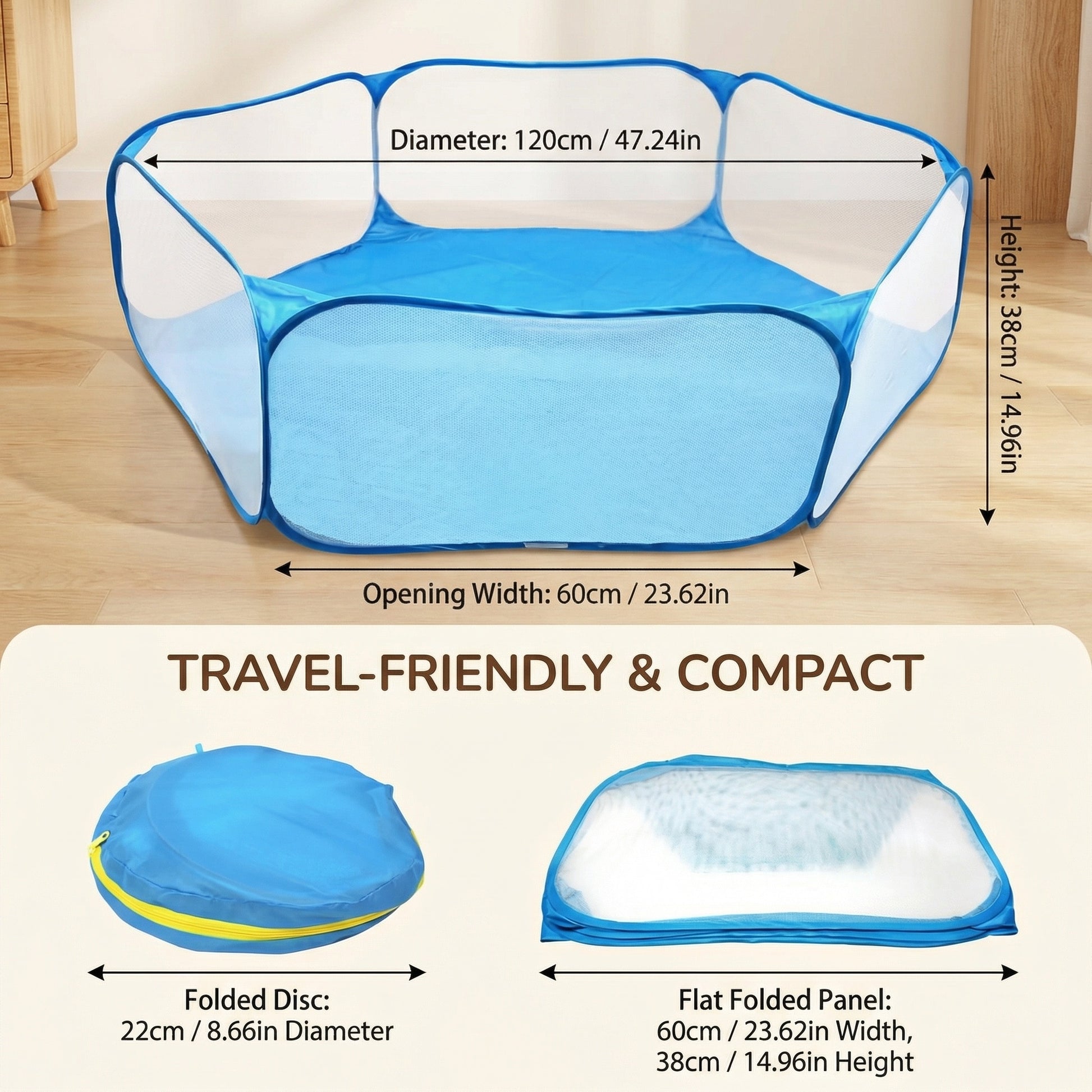 PopNest Pop Up Playpen Toddler Travel 1