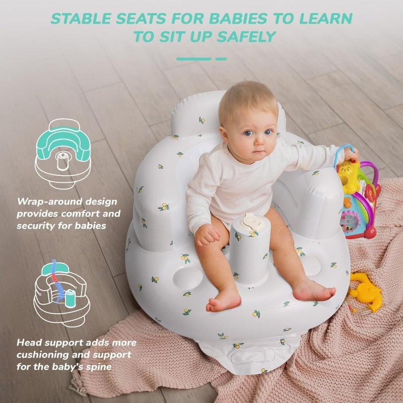 PuffRoost Inflatable Baby Seat Floor Sit 1