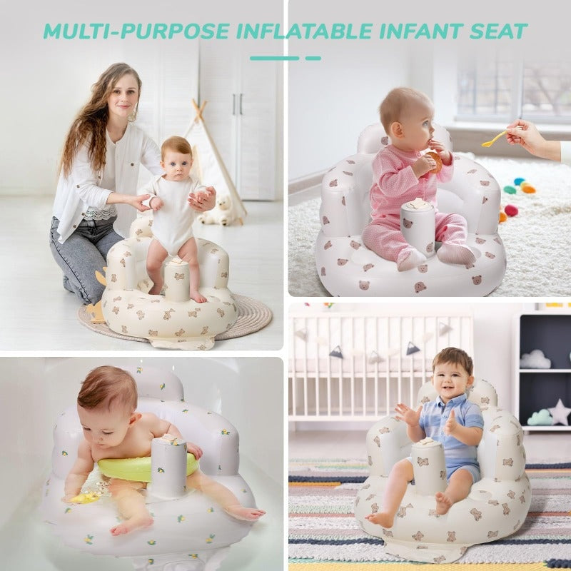 PuffRoost Inflatable Baby Seat Floor Sit 2