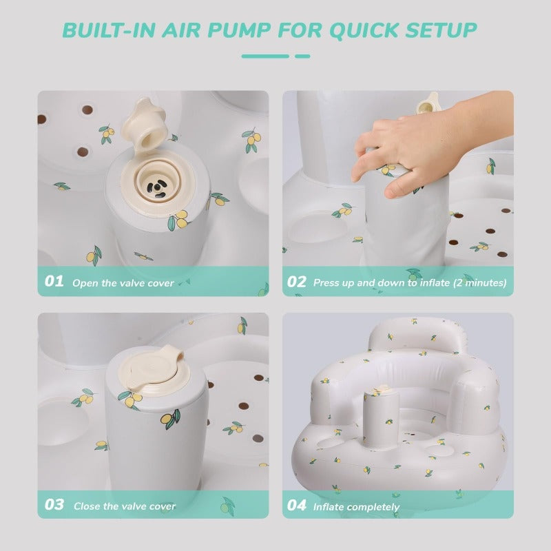 PuffRoost Inflatable Baby Seat Floor Sit 3