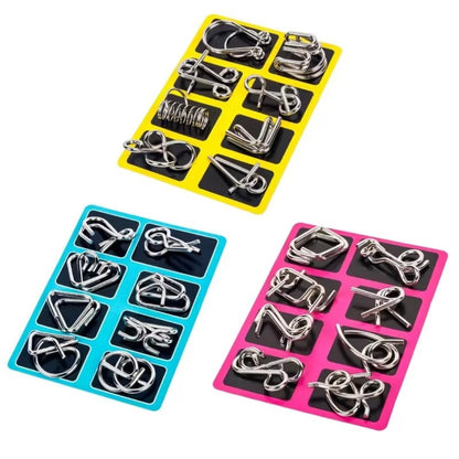 PuzzleProwl Metal Brain Teaser Puzzle Kids 1