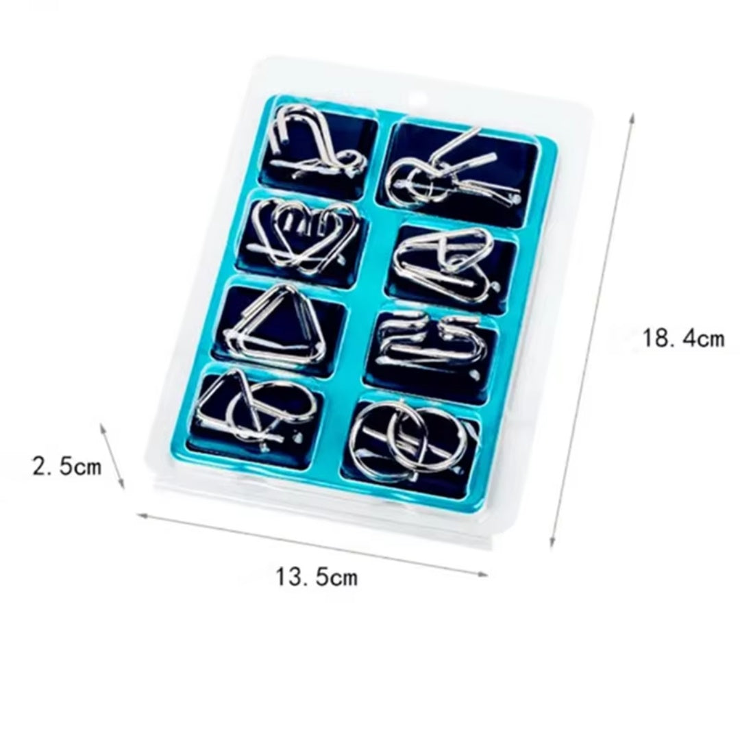 PuzzleProwl Metal Brain Teaser Puzzle Kids 2