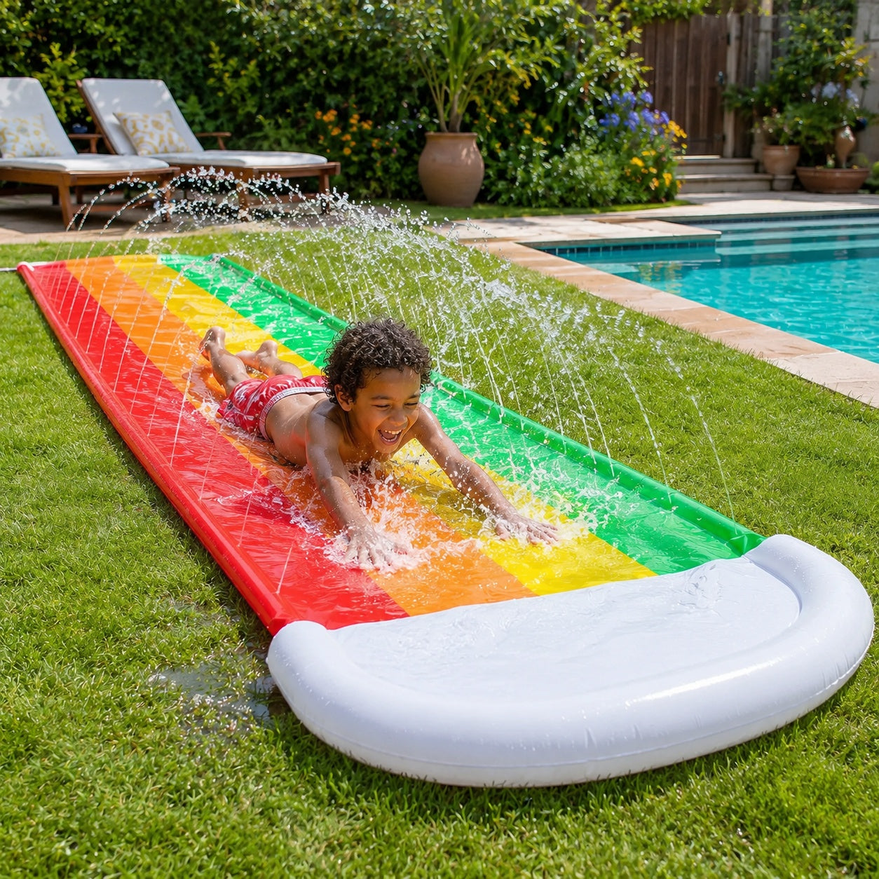 rainbowrush inflatable-water-slide-for-kids 1