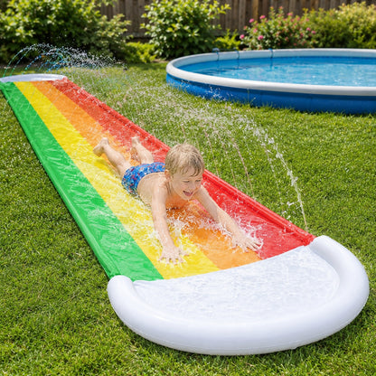 rainbowrush inflatable-water-slide-for-kids 3