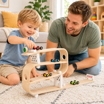 ramprex wooden-car-ramp-racer-toddler 1