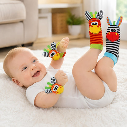 RattleWrap Baby Sensory Rattle Socks Wristbands Scene 1