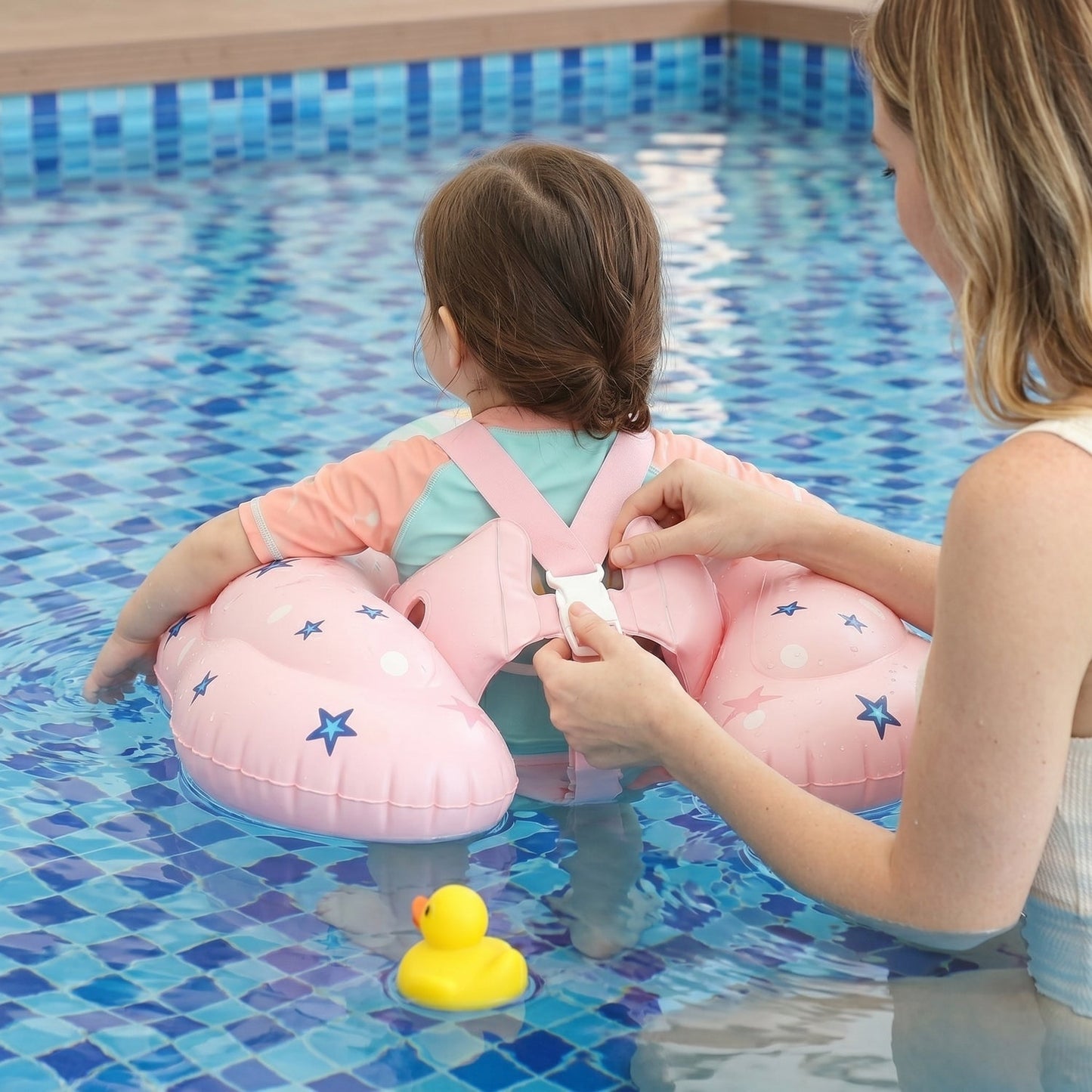 RippleBudz Baby Pool Float Sunshade Seat 1