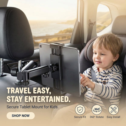 SeatView Car Headrest Tablet Holder Kids 3