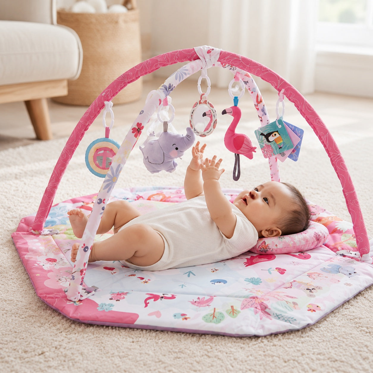SensaPlayz Baby Gym Mat Sensory Toys Scene 1