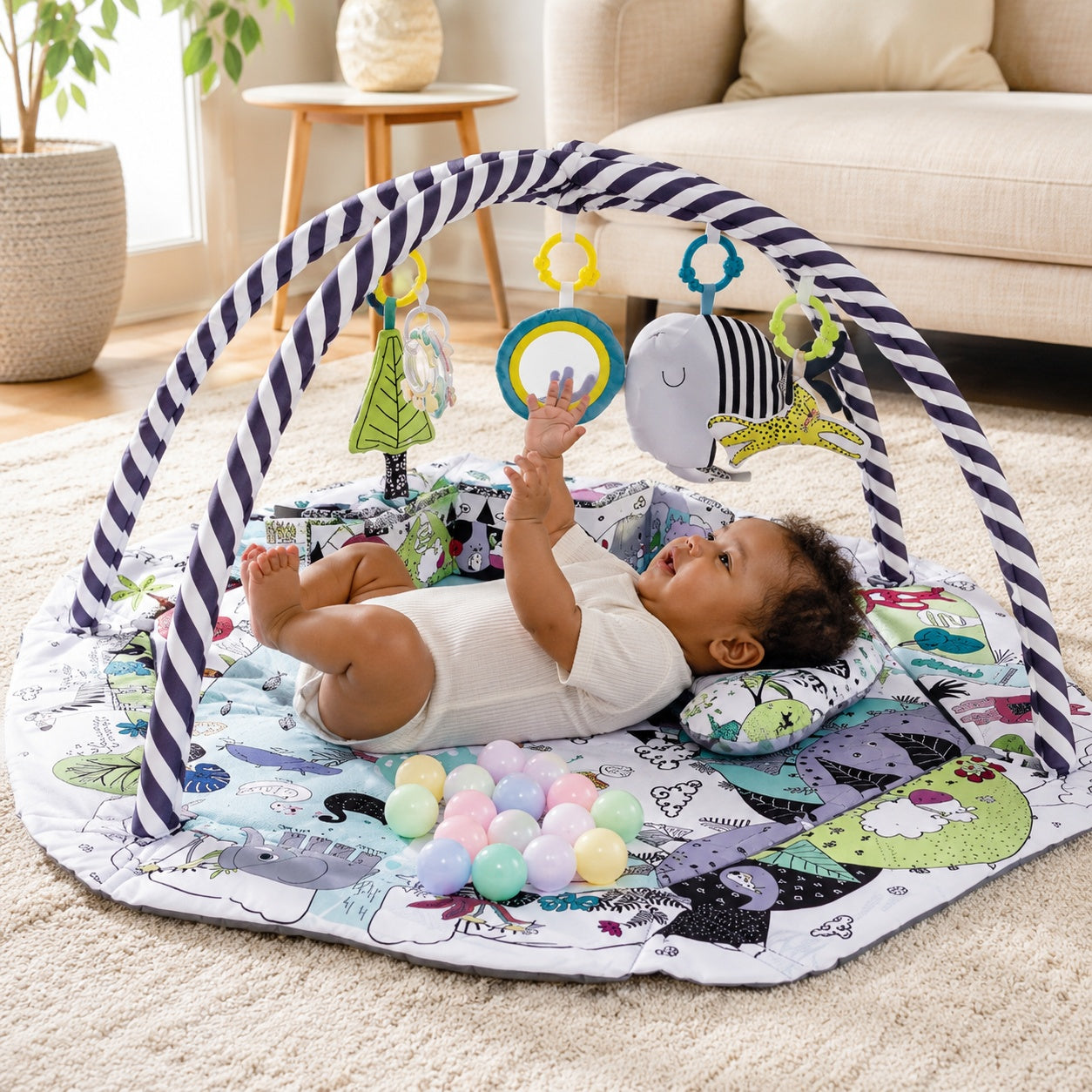 SensaPlayz Baby Gym Mat Sensory Toys Scene 3