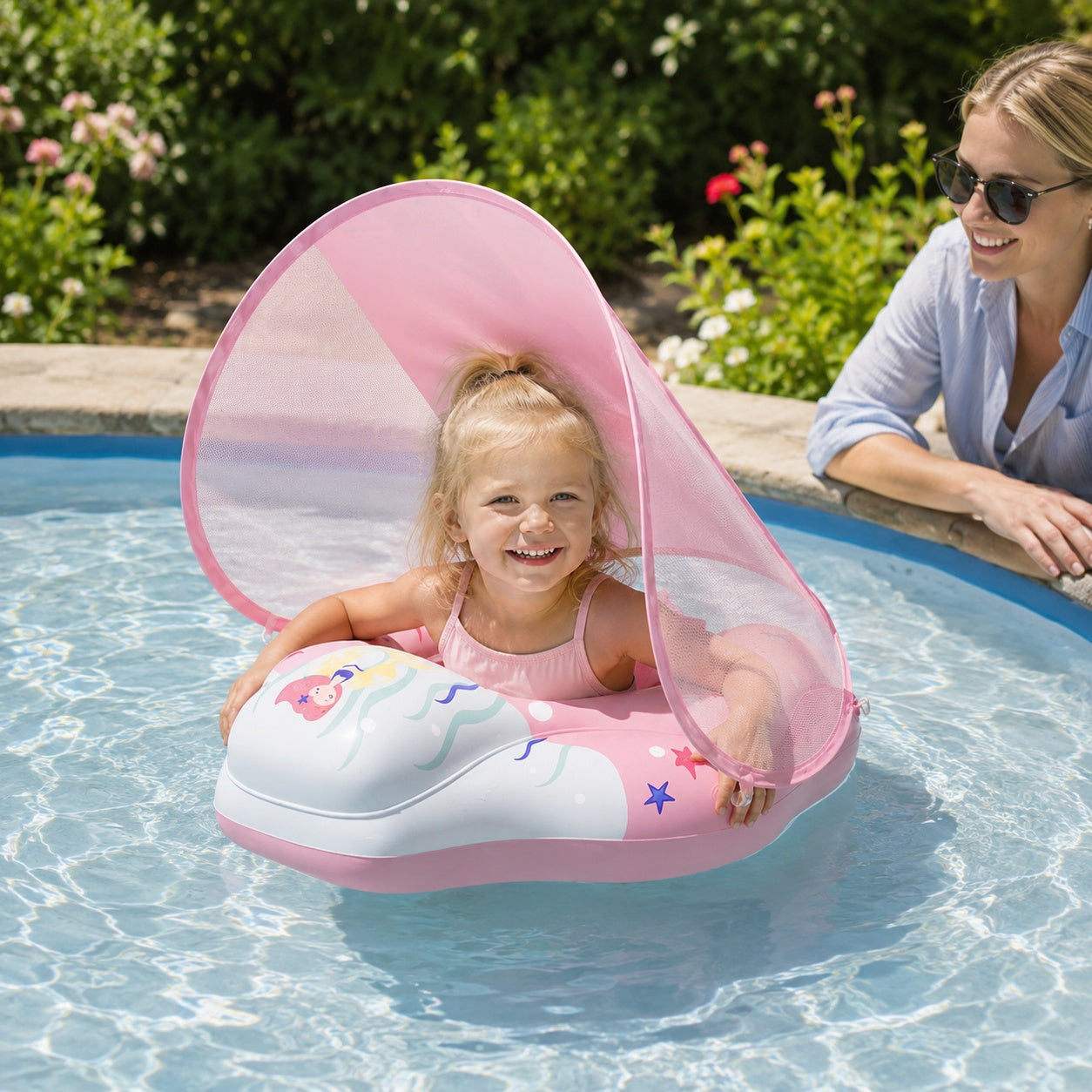 shademari baby-pool-float-with-sun-canopy 3