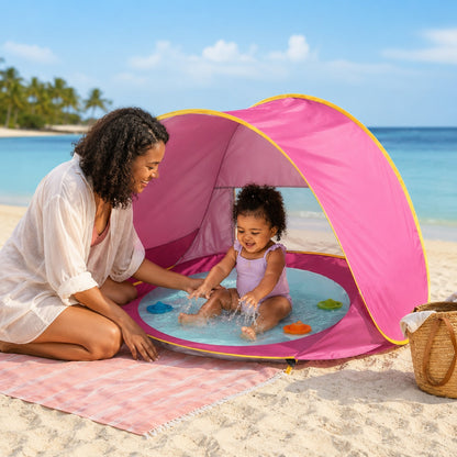 shadepool baby-beach-tent-with-paddling-pool 3