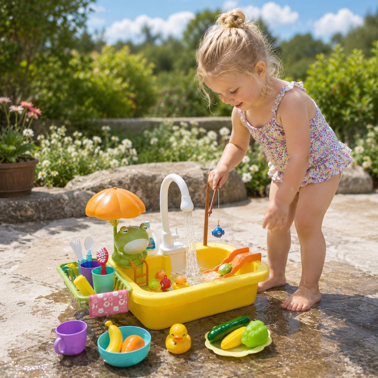 sinksplash kids-play-kitchen-sink-with-running-water 1