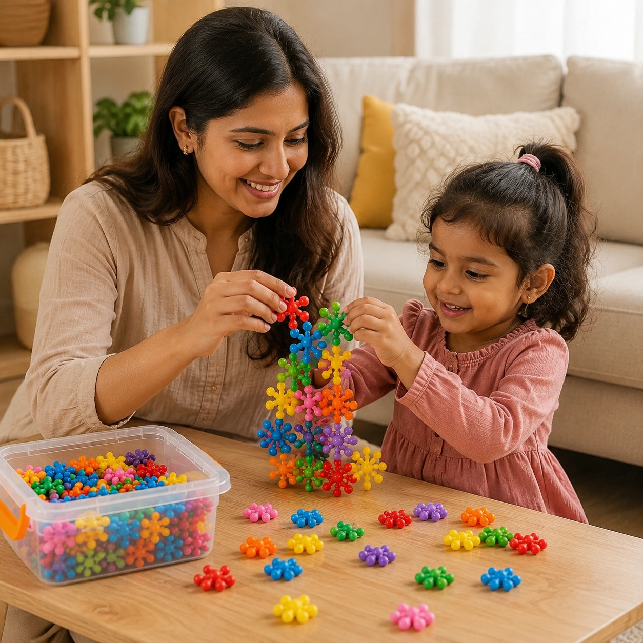 snowfliq snowflake-building-blocks-for-kids 3