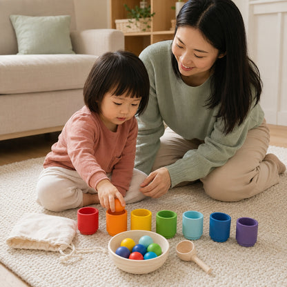 sortibright montessori-colour-sorting-toy-toddler 1