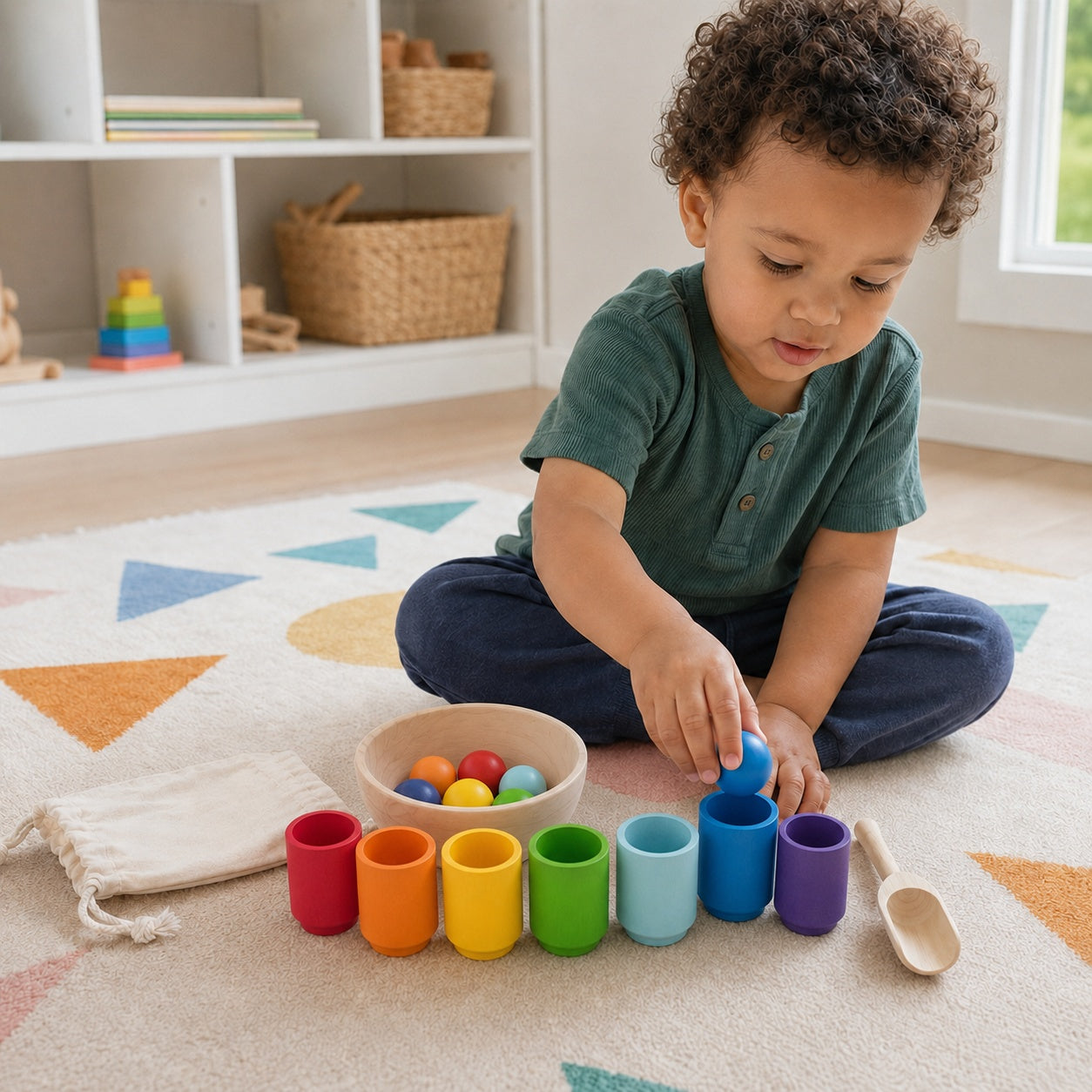 sortibright montessori-colour-sorting-toy-toddler 5