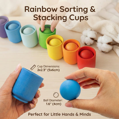 SortiBright Wooden Colour Sorting Toy Toddler 1
