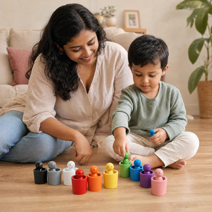 sortibrix wooden-colour-sorting-toy-toddler 3