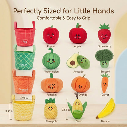 SortiBudz Fruit Vegetable Sorting Toy Toddler 2