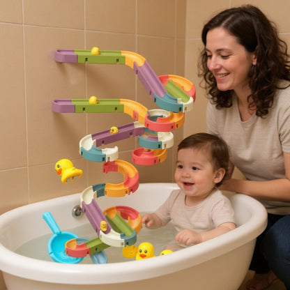 SplashRun | Duck Waterslide Bath Toy Toddler