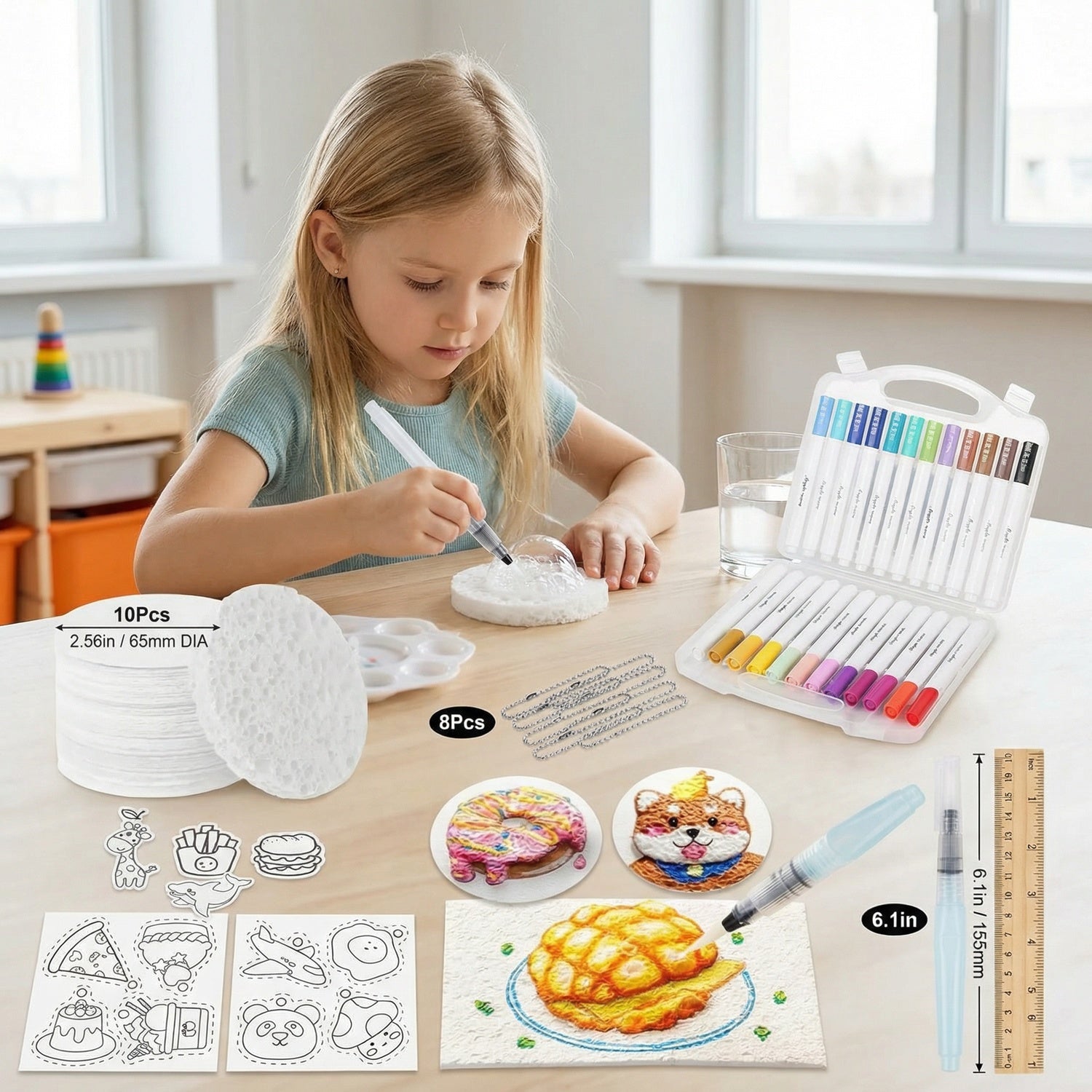 SpongeBloom Kids Sponge Painting Art Craft 1