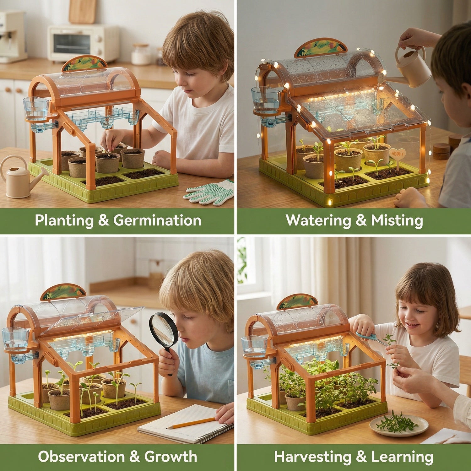SproutNook Kids Indoor Plant Growing Kit 4