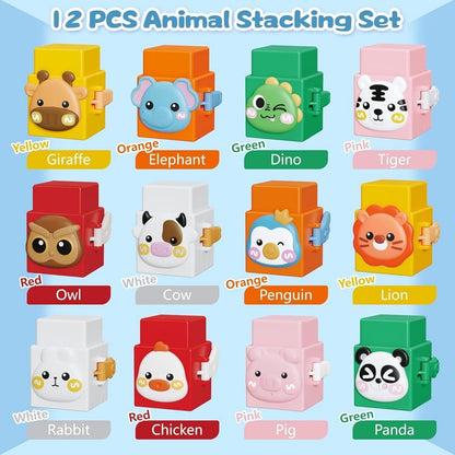 StackiPals Montessori Stacking Toy Toddlers 1