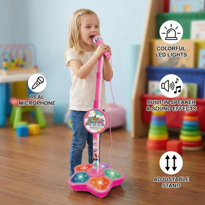 StarMicKidz Kids Karaoke Machine Microphone Stand 2