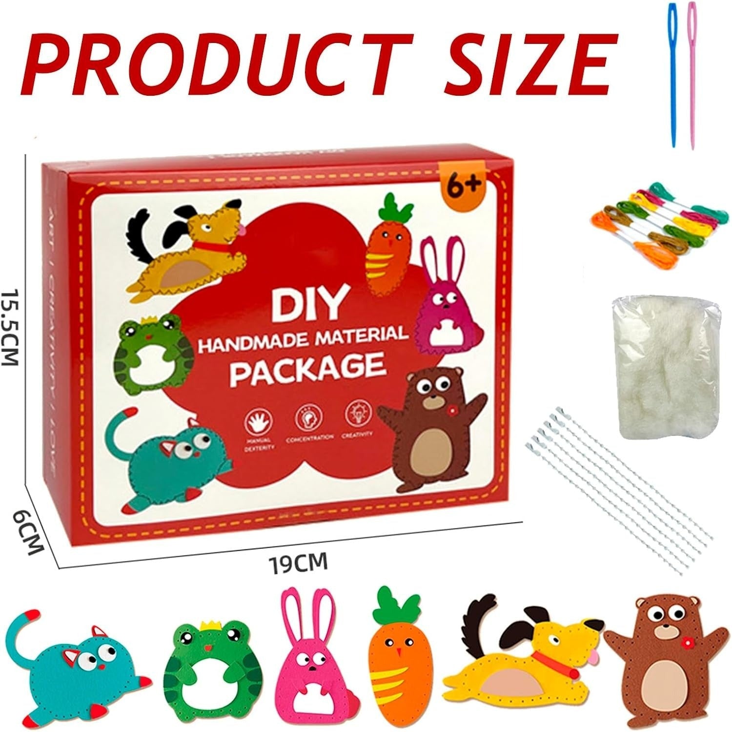 StitchKiddo Kids Sewing Kit Felt Craft 1
