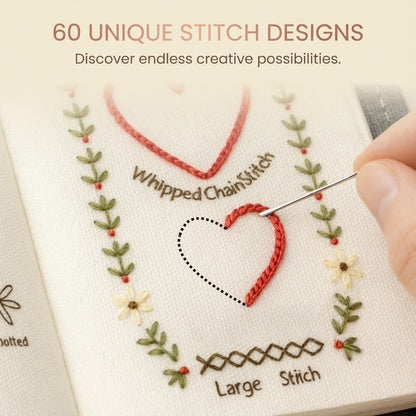StitchNook Kids Embroidery Starter Kit Book 3