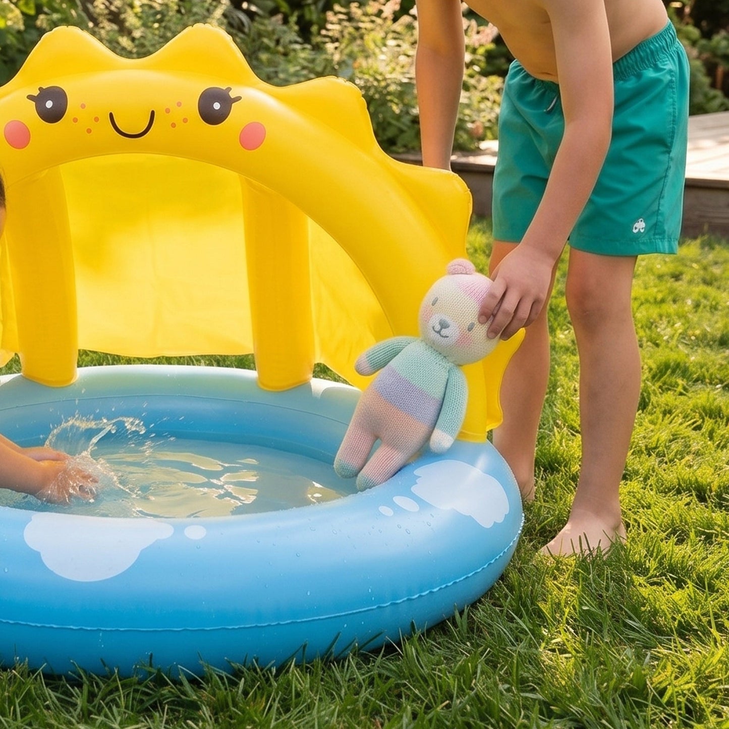 SunCabana Kids Inflatable Pool with Canopy 3