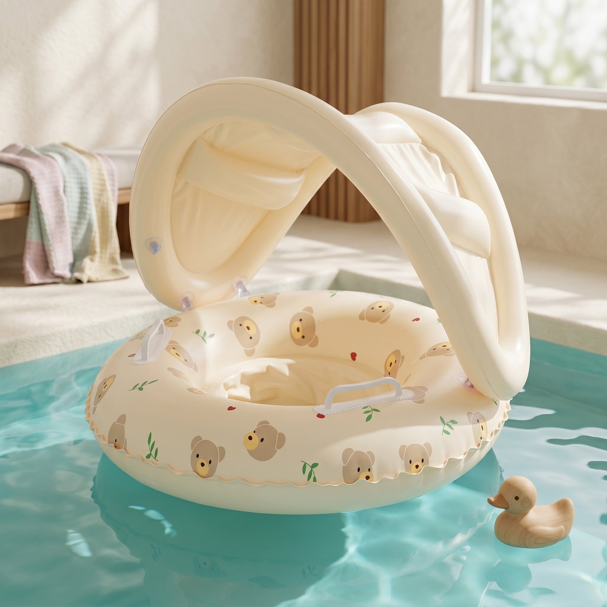 SwimNest Baby Swim Ring Inflatable Seat 1